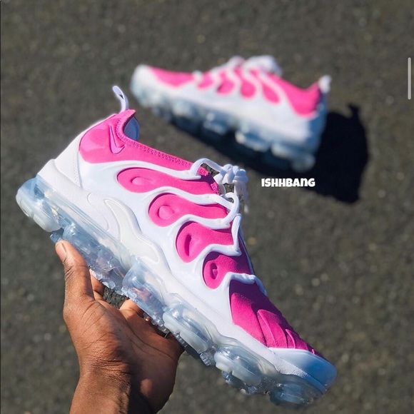 Custom Vapormax Plus Pink Vapormax Customized - Picture 2 of 3